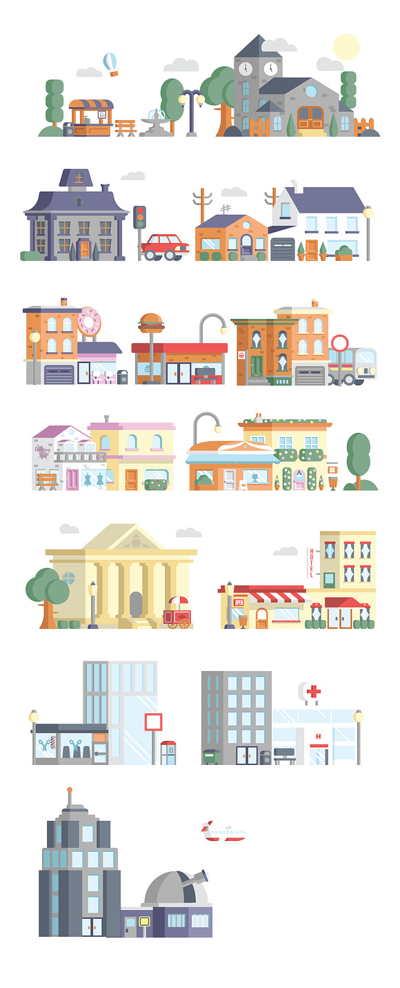 Street Scene Builder in Illustrations - product preview 1