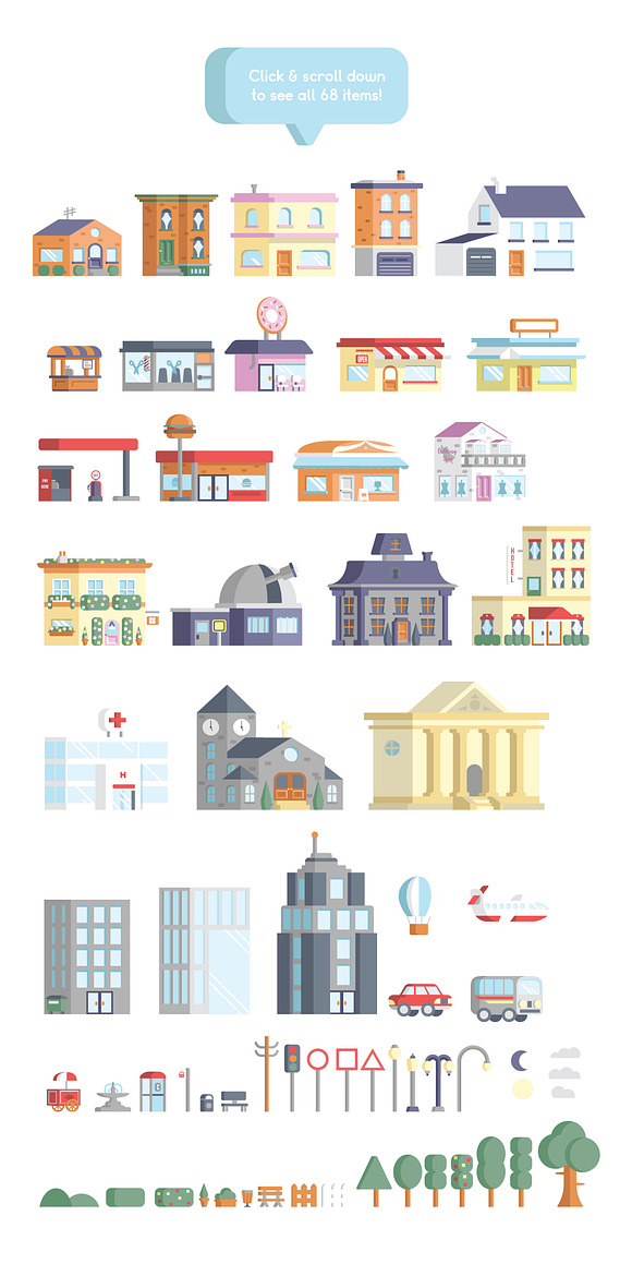 Street Scene Builder in Illustrations - product preview 2
