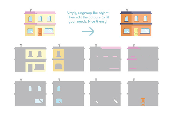 Street Scene Builder in Illustrations - product preview 3