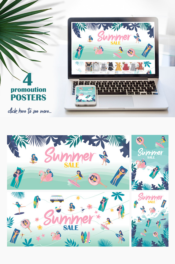 California Dream/SUMMER kit in Illustrations - product preview 5