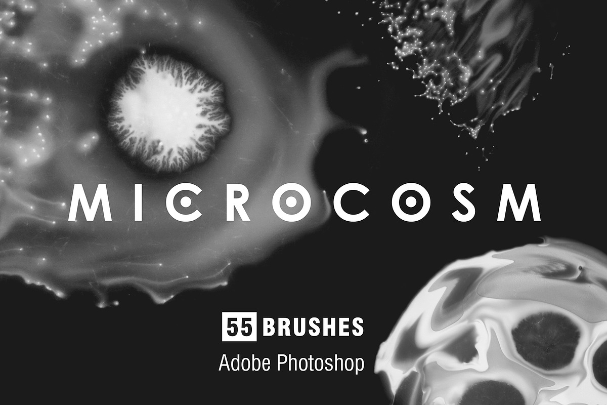 MICROCOSM - 55 Photoshop brushes in Photoshop Brushes - product preview 8