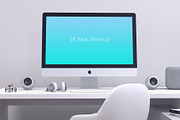 Minimal iMac Mockup 