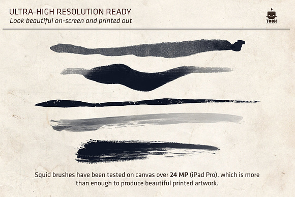 Squid Brush Pack for Procreate in Photoshop Brushes - product preview 3