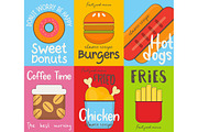 fast Food Posters Collection