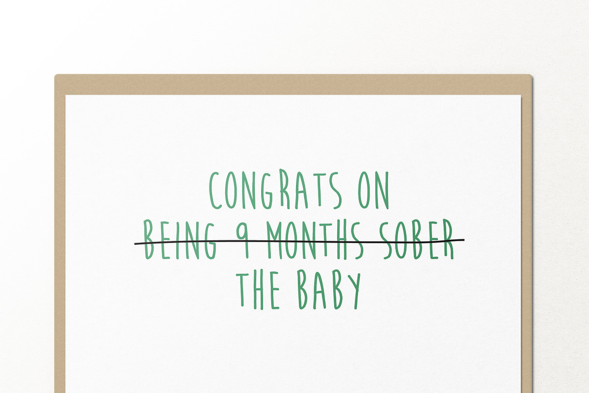 congrats on the baby card in Card Templates - product preview 8