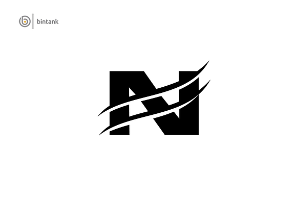 N Letter Logo in Logo Templates - product preview 1