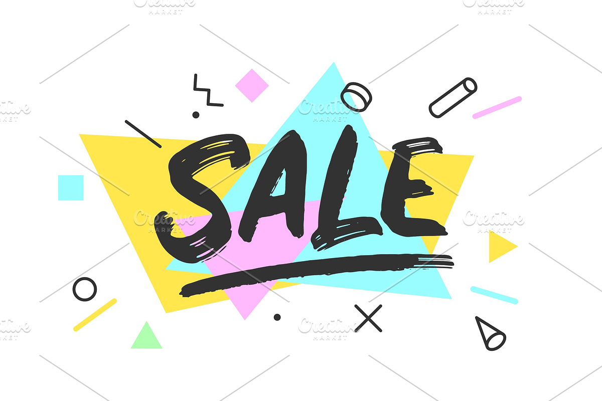 Sale. Banner, speech bubble in Illustrations - product preview 8