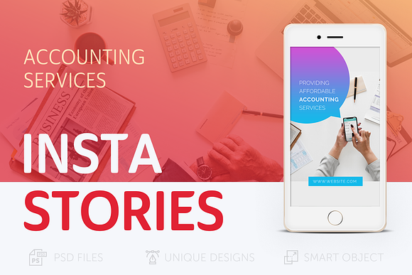Accounting Instagram Stories in Instagram Templates - product preview 1