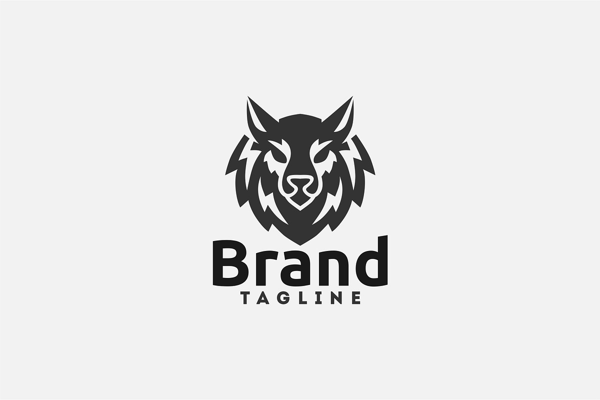 Wolf in Logo Templates - product preview 8
