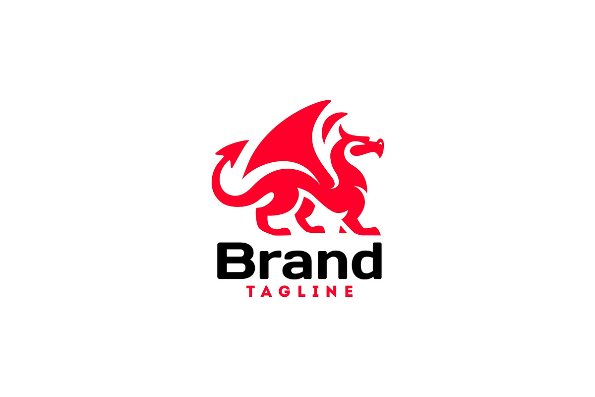 Dragon in Logo Templates - product preview 8