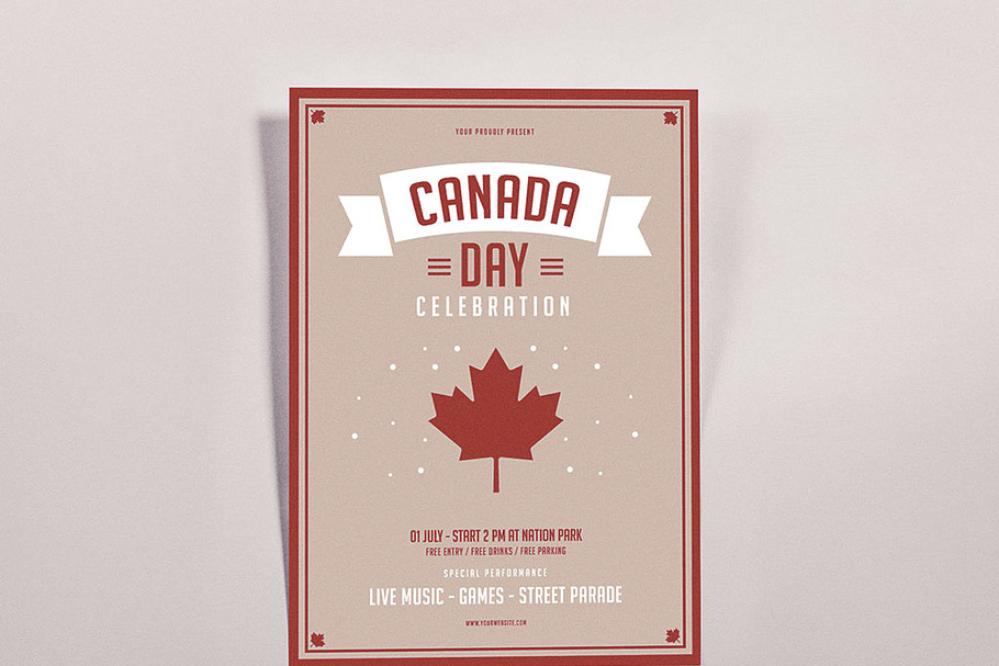 Canada Day Flyer in Flyer Templates - product preview 8