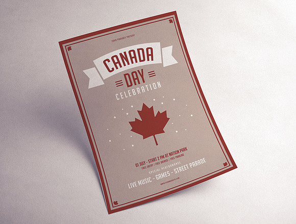 Canada Day Flyer in Flyer Templates - product preview 1