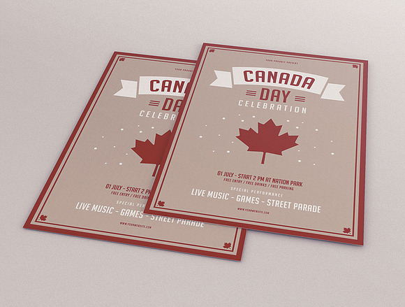 Canada Day Flyer in Flyer Templates - product preview 2