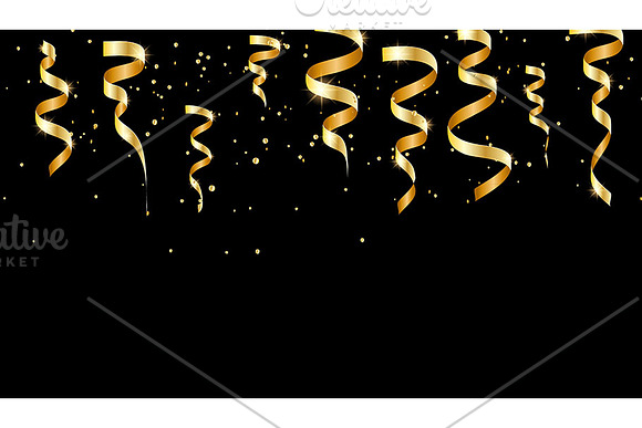 Holiday serpentine ribbons set. in Graphics - product preview 1