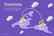 Franchising stores on the map