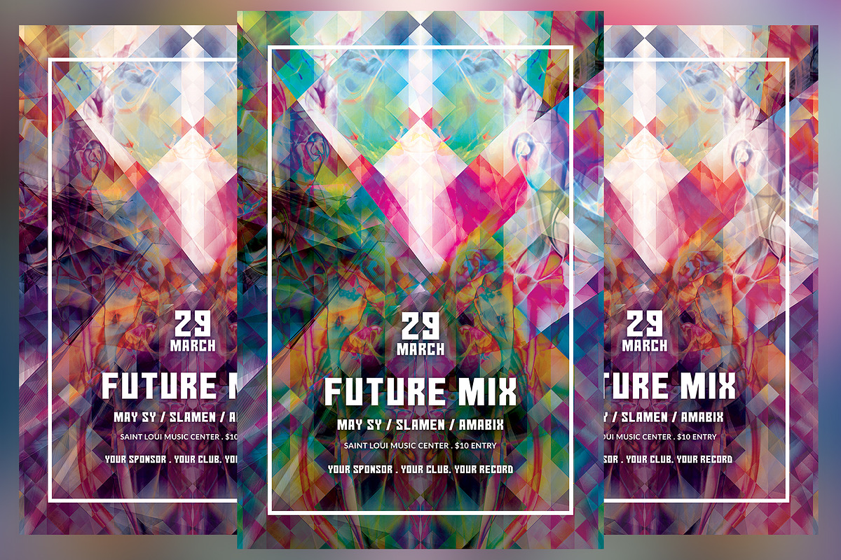 Future Mix Flyer in Flyer Templates - product preview 8