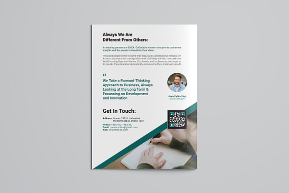 Creative Bifold Brochure in Brochure Templates - product preview 4