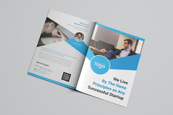 Creative Business Bifold Brochure in Brochure Templates - product preview 5
