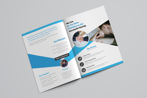 Creative Business Bifold Brochure in Brochure Templates - product preview 6