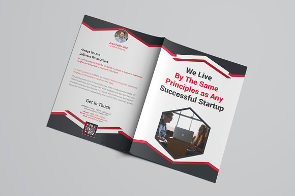 Business Bifold Brochure in Brochure Templates - product preview 4