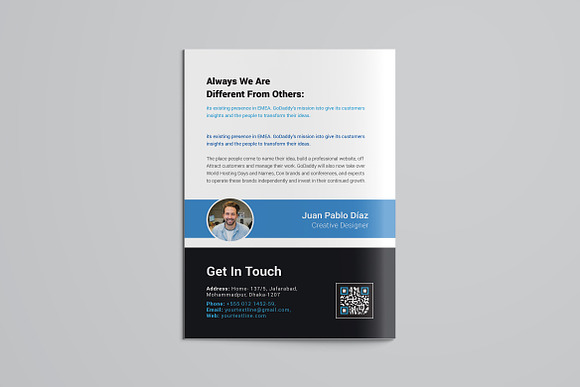 Business Bifold Brochure in Brochure Templates - product preview 4