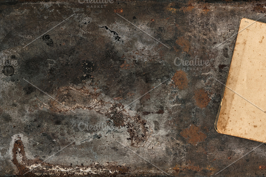 Rustic textured background with book