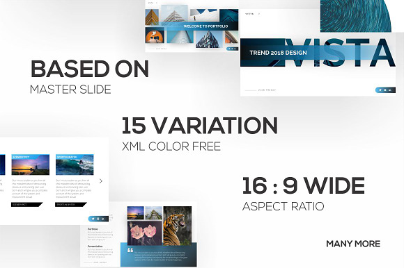 VISTA TRENDY PowerPoint Template in PowerPoint Templates - product preview 2