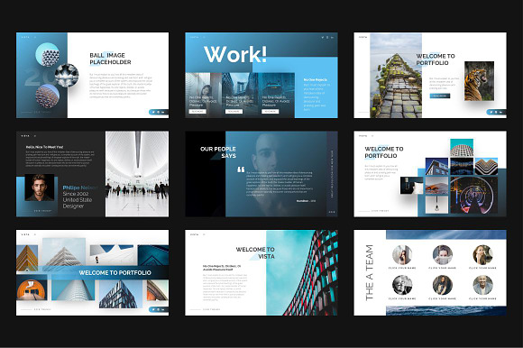VISTA TRENDY PowerPoint Template in PowerPoint Templates - product preview 4