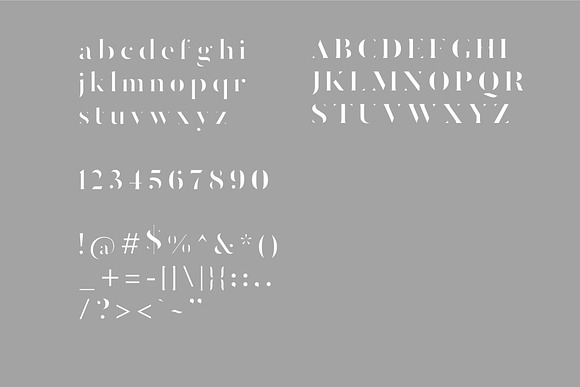 Cloak - Minimal Fashion Font in Stencil Fonts - product preview 7