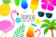 Tropical Clipart Illustrations
