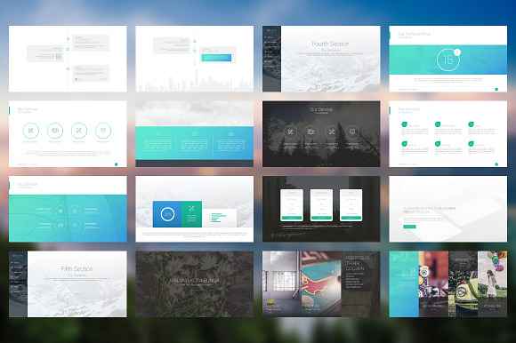 iDelapan PowerPoint Template in PowerPoint Templates - product preview 2