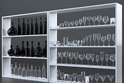 Glasses and bottles collection