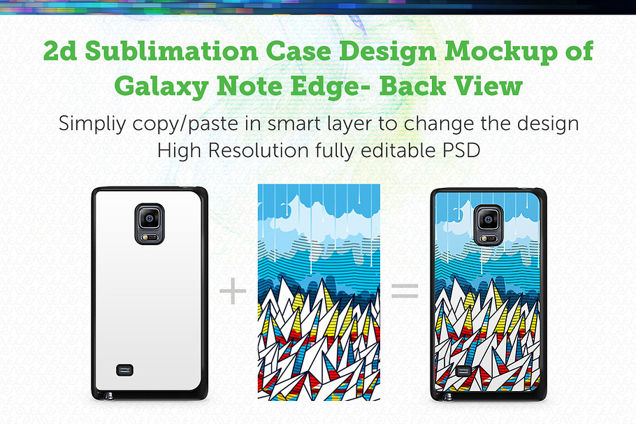GalaxyNote Edge2d Sublimation Mockup in Product Mockups - product preview 8