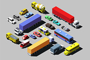 Road cars, trucks and vehicles