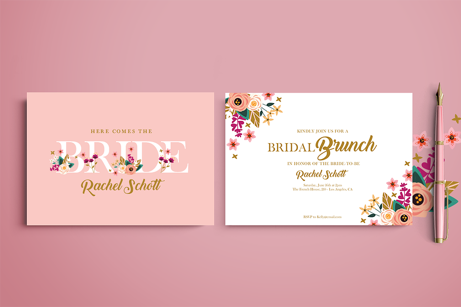 Bridal Brunch Invitation in Wedding Templates - product preview 8