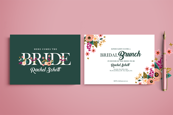 Bridal Brunch Invitation in Wedding Templates - product preview 1