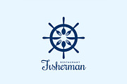Seafood Fisherman Restaurant Logo.