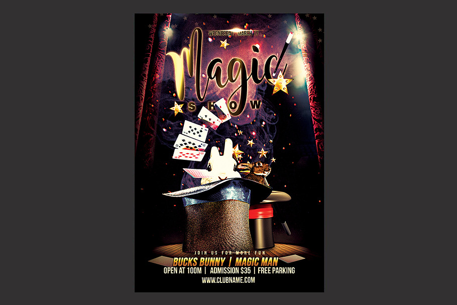 Magic Show Flyer 