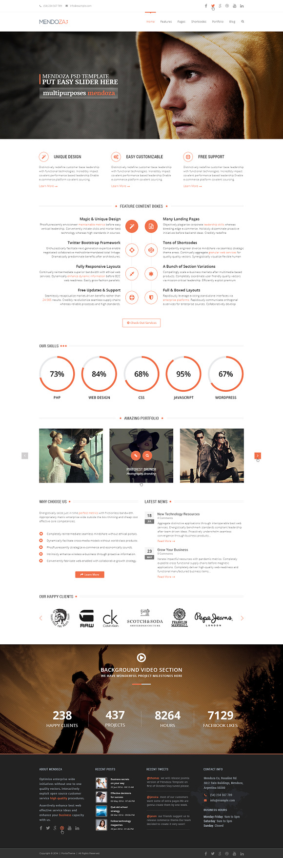 Mendoza - Business WordPress Theme in WordPress Business Themes - product preview 4