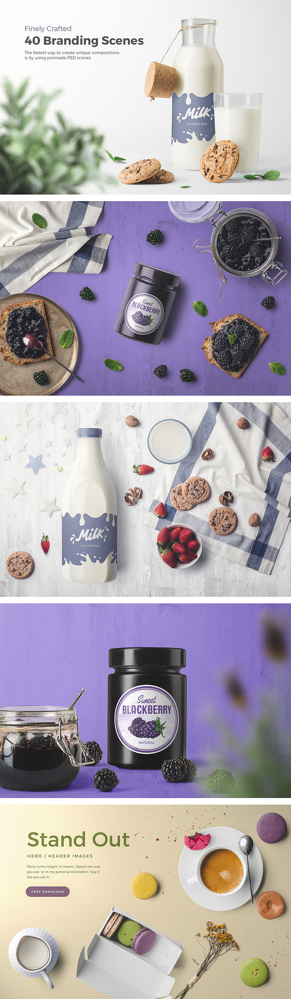 Packaging Mockup Collection in Scene Creator Mockups - product preview 1