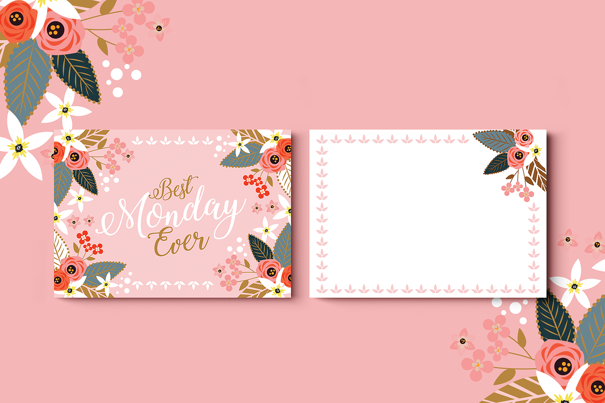 Best Week Ever Greeting Cards in Postcard Templates - product preview 8