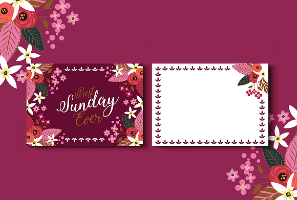 Best Week Ever Greeting Cards in Postcard Templates - product preview 7