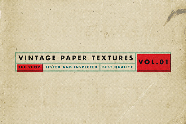 Vintage paper textures volume 01