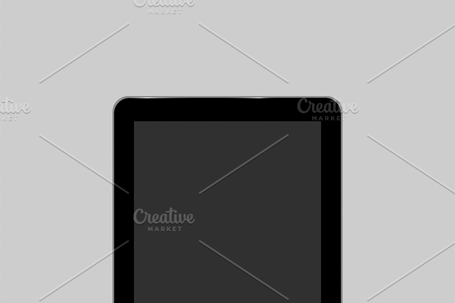 Vector of digital tablet
