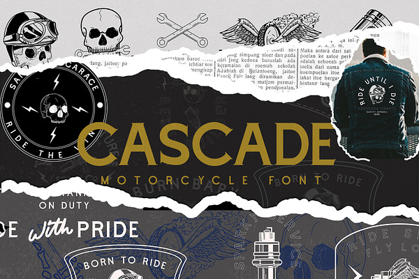 Cascade Motorcycle font
