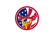 American Mechanic USA Jack Flag Icon