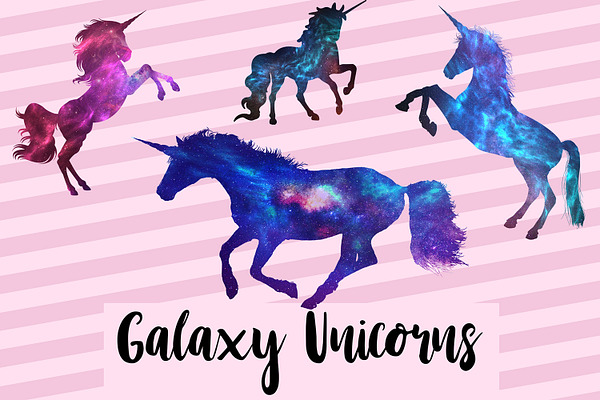 Galaxy Unicorn Graphics