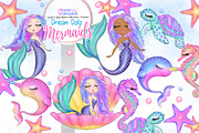 Dream Dollz Mermaids Clipart 