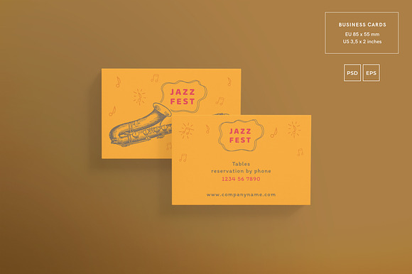 Branding Pack | Jazz Festival in Branding Mockups - product preview 4