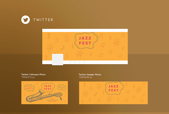Branding Pack | Jazz Festival in Branding Mockups - product preview 6